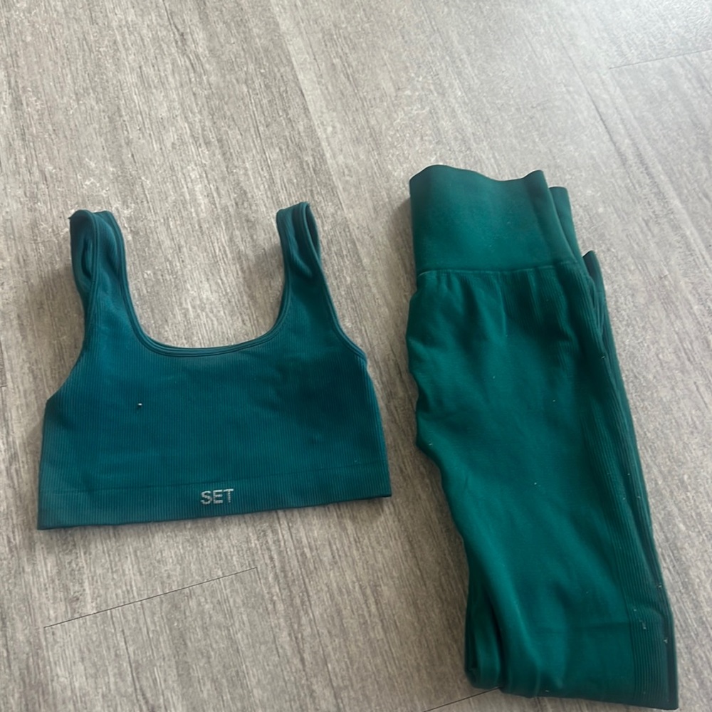 set active sculpt flex set evergreen